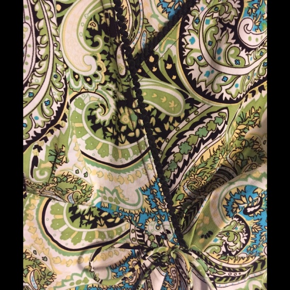 Paisley mock wrap blouse - Picture 3 of 3
